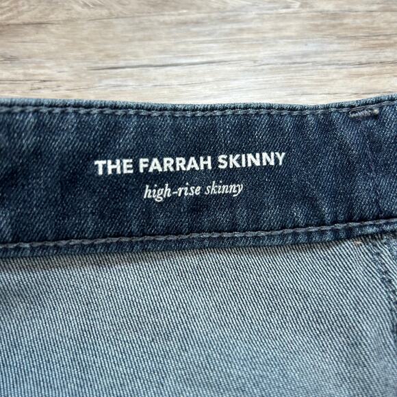 AG Farrah Skinny Jeans 28R Dark Wash Contour 360 High Rise Stretch Denim - Picture 9 of 11